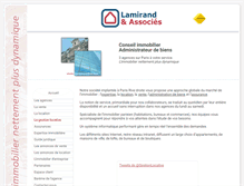 Tablet Screenshot of lamirand-associes.com